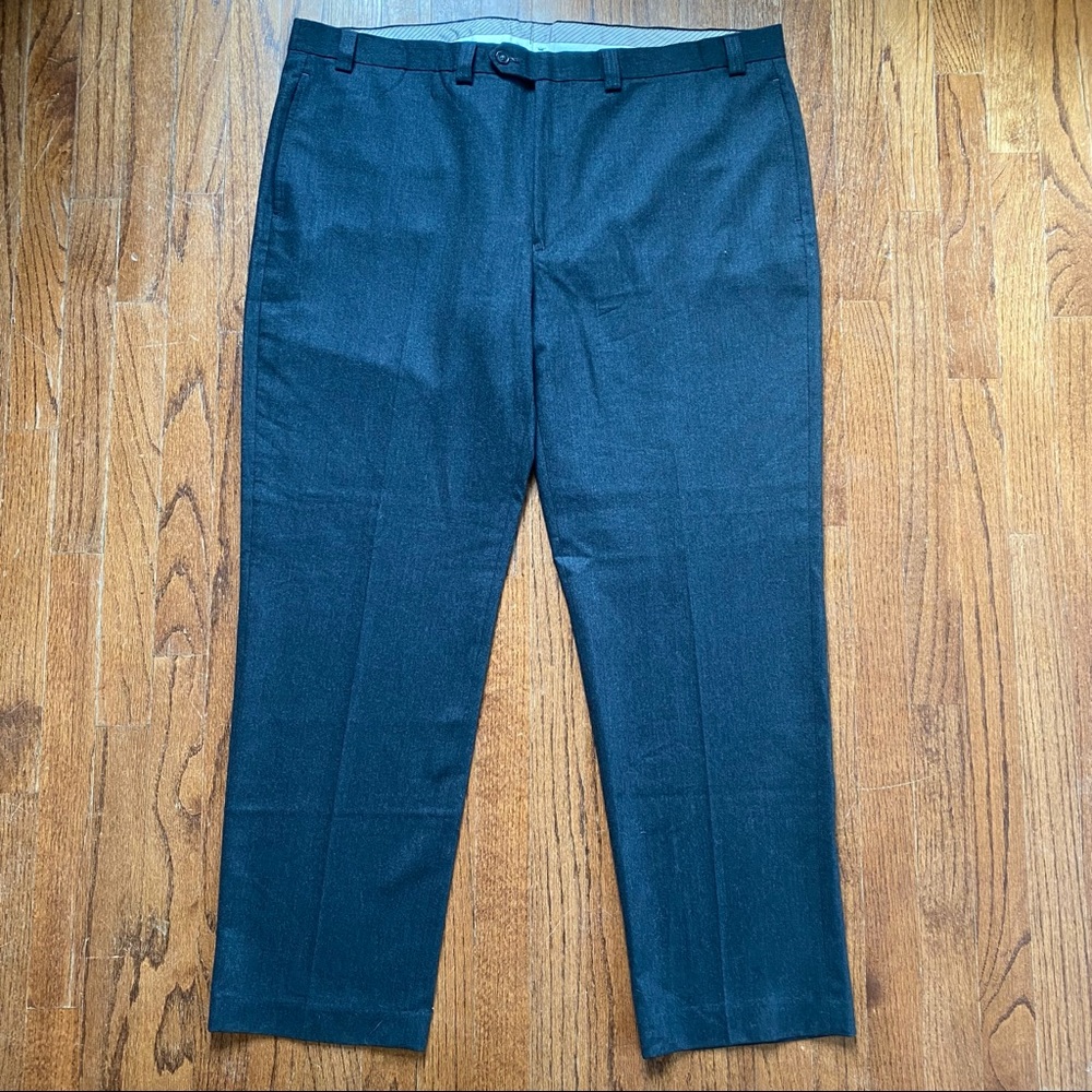 Lauren Ralph Lauren Dress Pants Mens Size 44 Wool Charcoal Grey Trousers - Picture 2 of 14